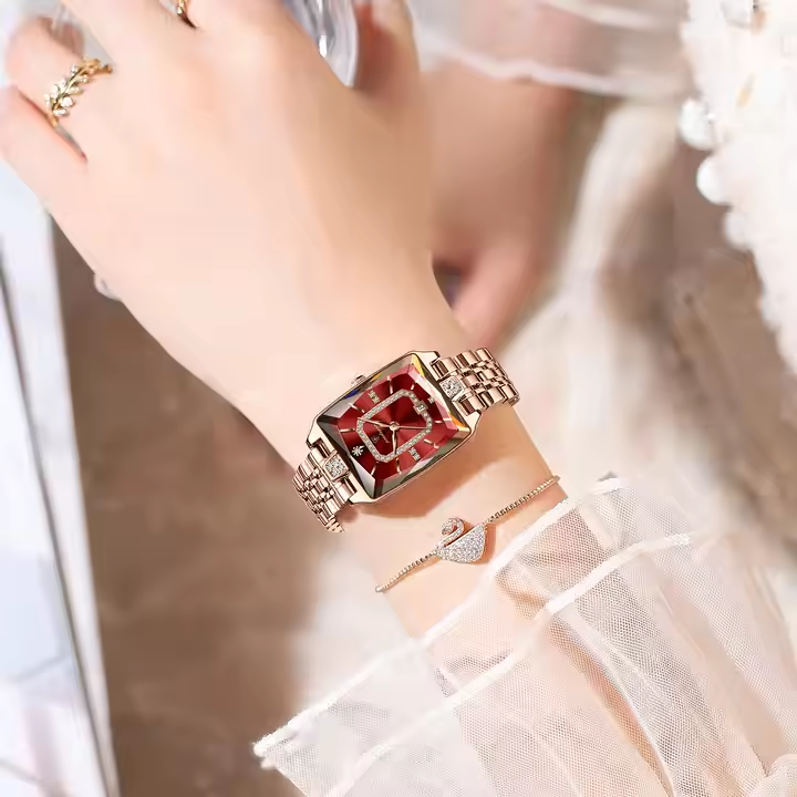 Reloj de Cuarzo Rectangular