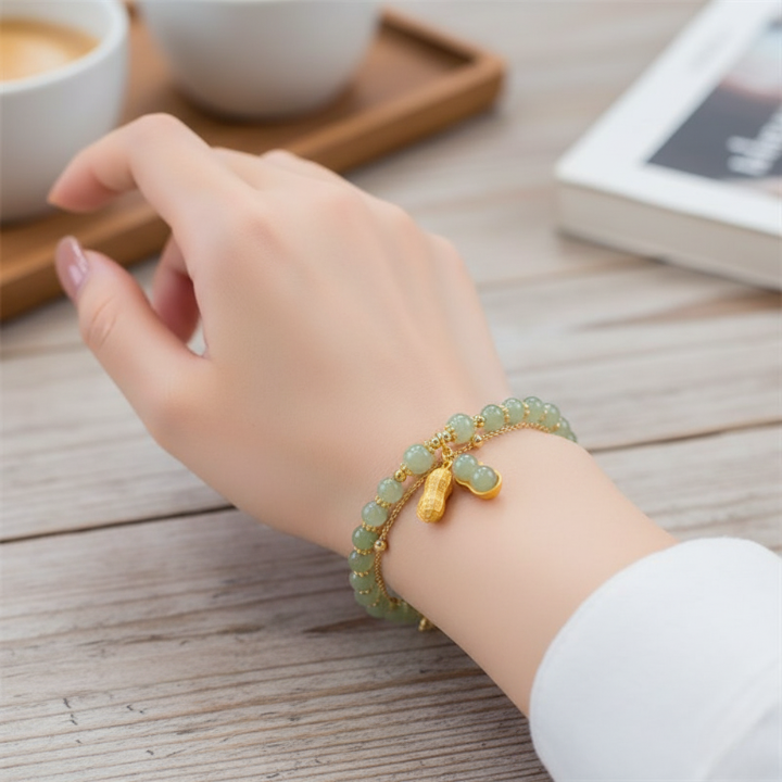 Brazalete de Jade Feng Shui