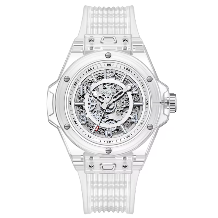Reloj Automático Transparente