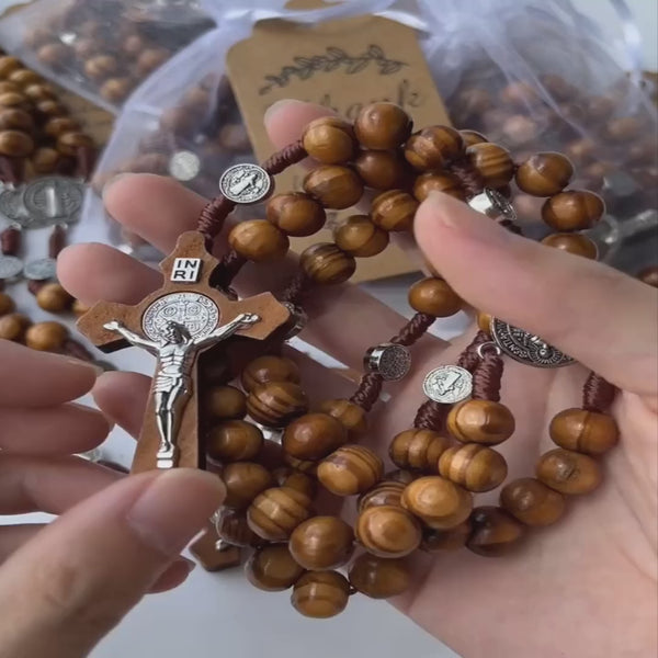 Rosario Sagrado de Madera de Palo Santo