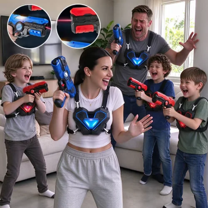 Multiplayer Infrared Laser Battle Gun Set